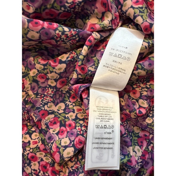 Lauren Ralph Lauren Curve Zachari Midi Shirt Dress Size 8 - Picture 11 of 11